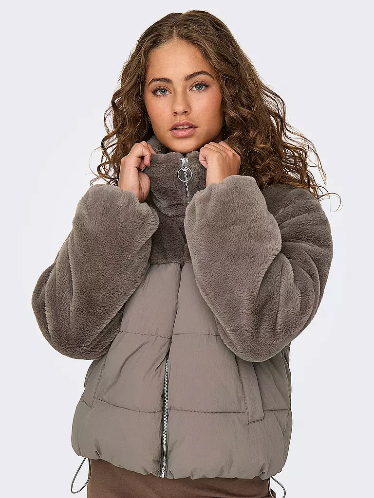 ONLY Steppjacke ONLWANJA braun