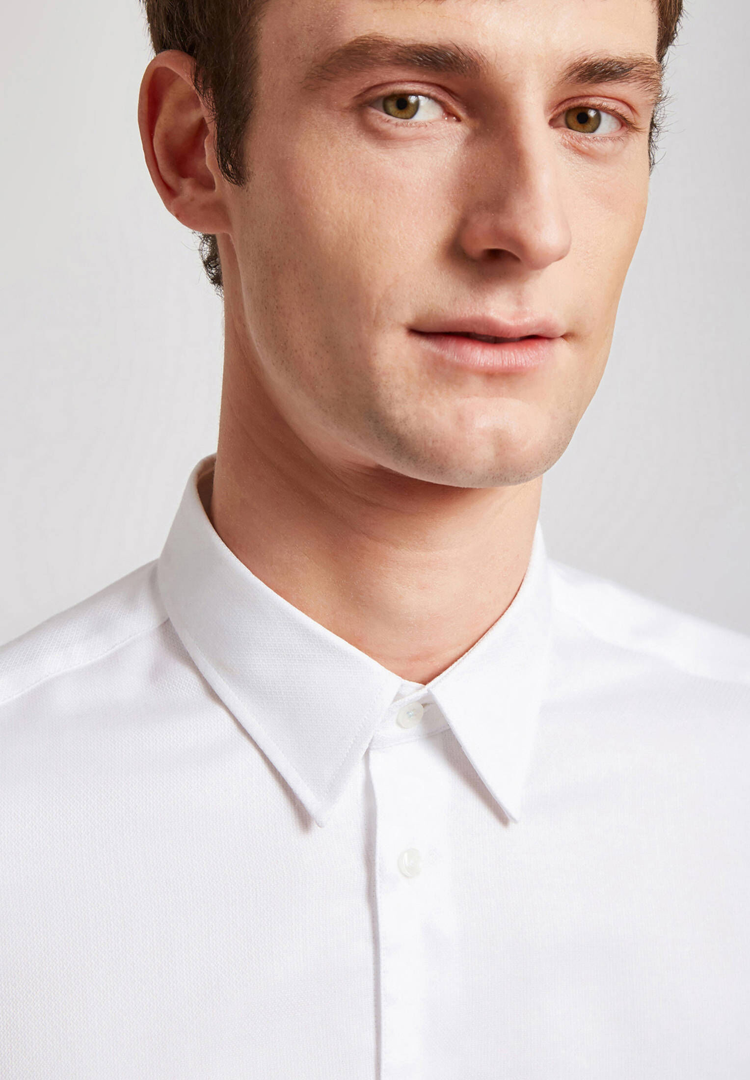 Ted Baker| Herren Shirt White Texture Slim Shirt