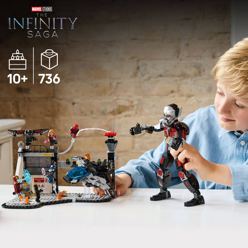LEGO Marvel Captain America: Civil War actiescène 76314