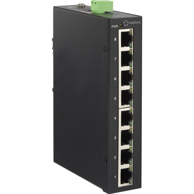 Renkforce RF-3394868 FEH-800 Industrial Ethernet Switch