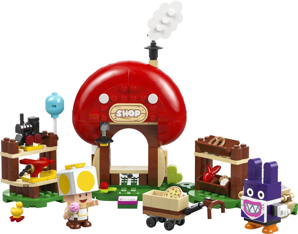 LEGO®SUPER MARIO™ 71429 - ENSEMBLE D’EXTENSION CAROTTIN ET LA BOUTIQUE TOAD