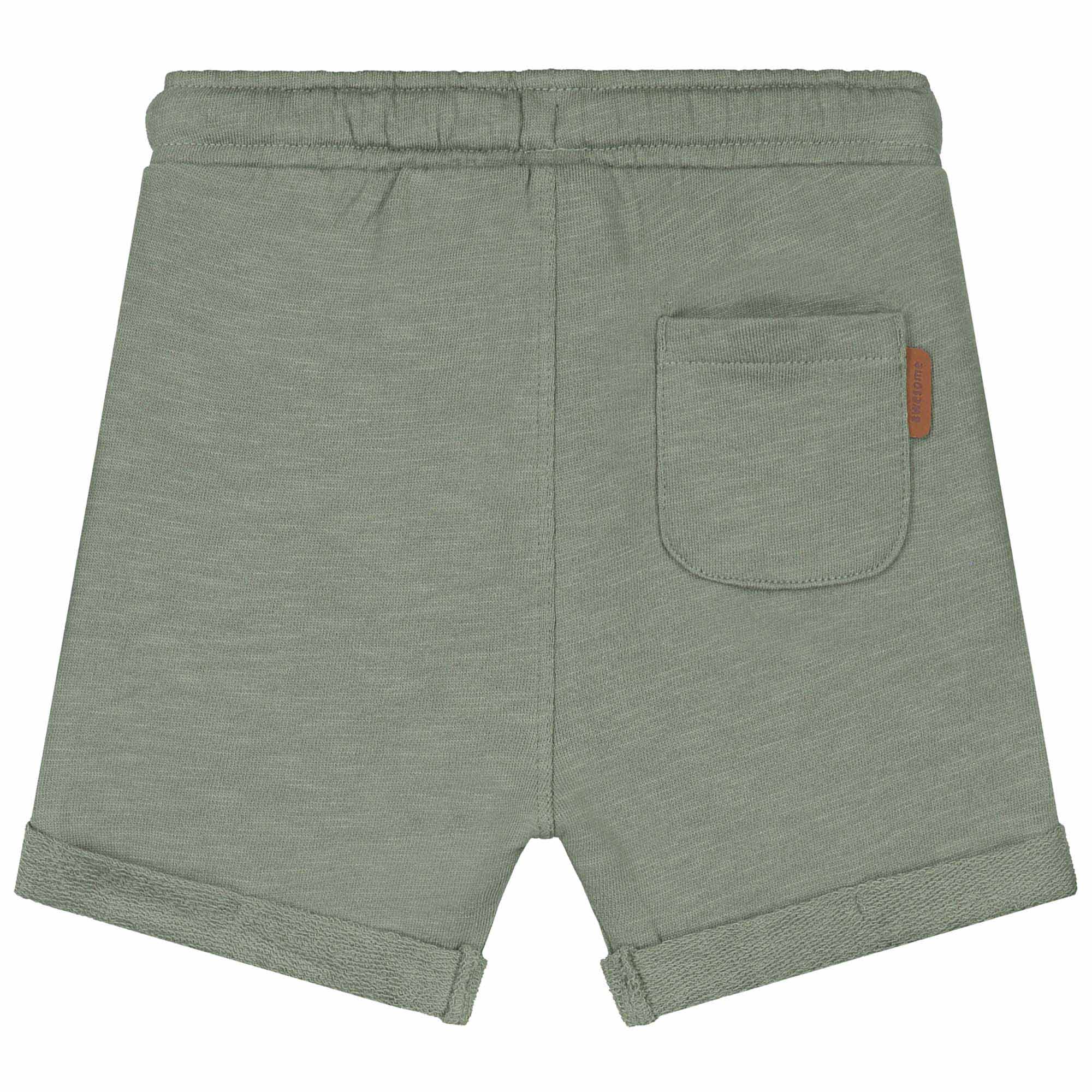 Prénatal peuter short  effen groen