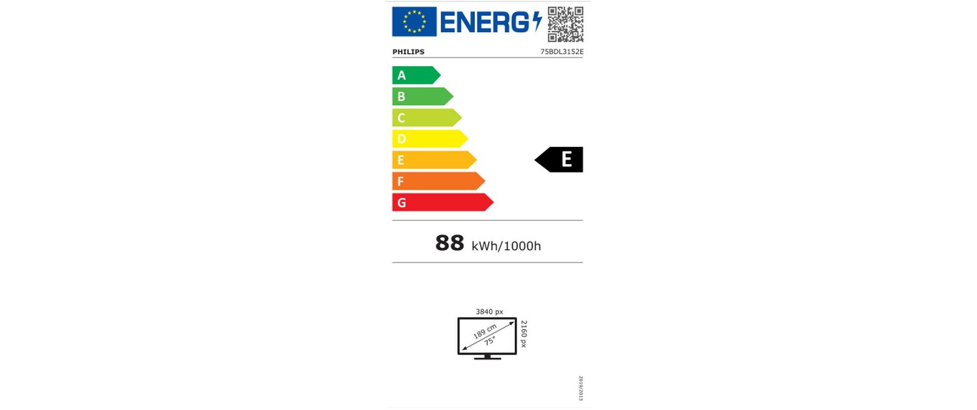 Touch Display E-Line 75BDL3152E/00 Multitouch 75 