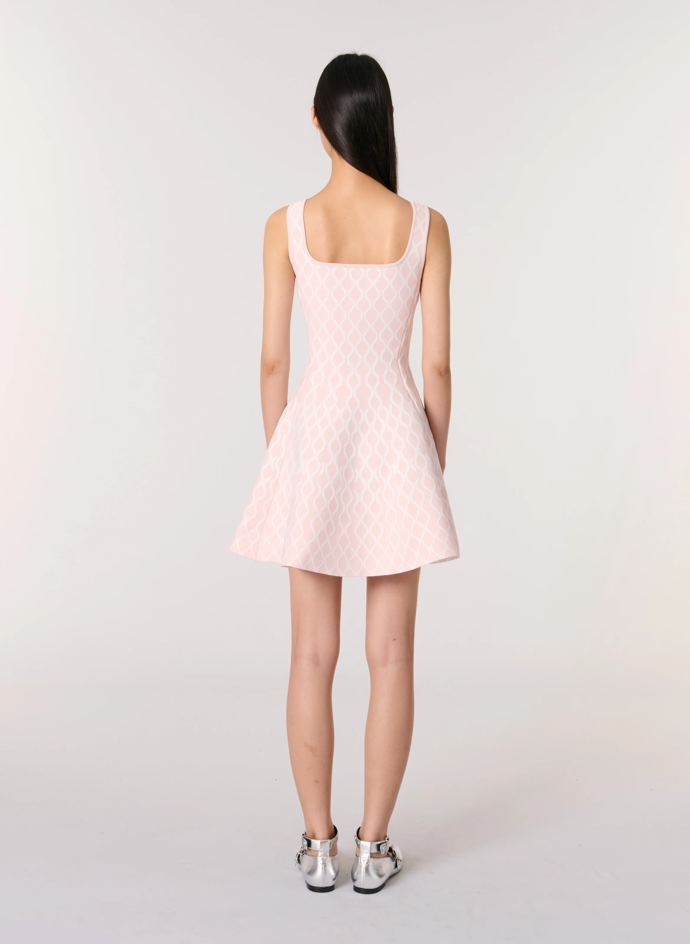 Roe courte imprimée | Rose