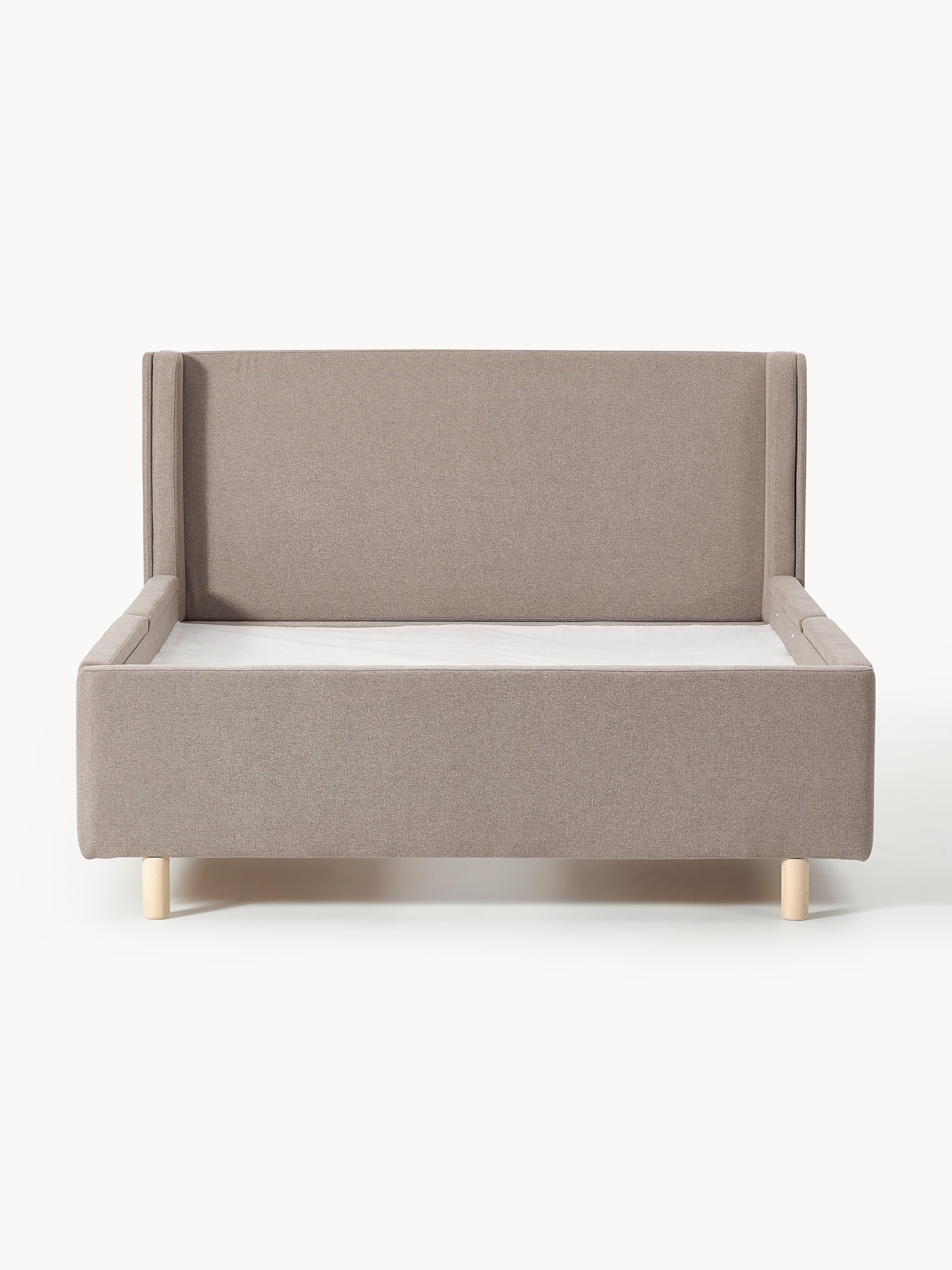 Gestoffeerd bed Arche met lades