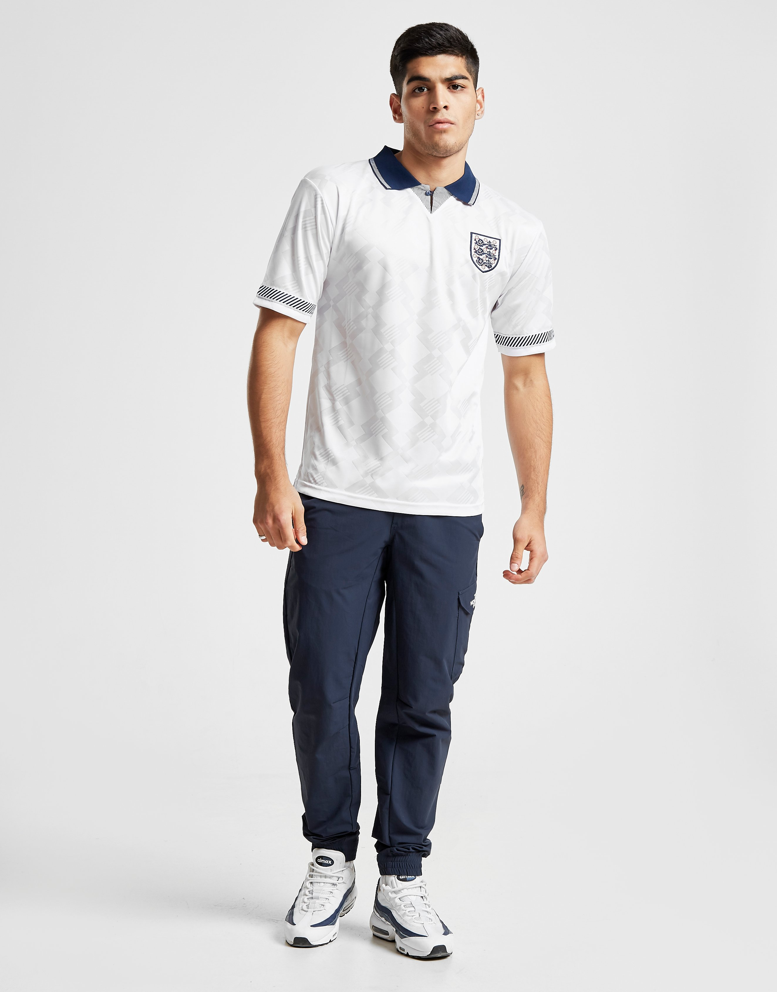 Score Draw Maillot Angleterre '90 World Cup Rétro Match Domicile Homme