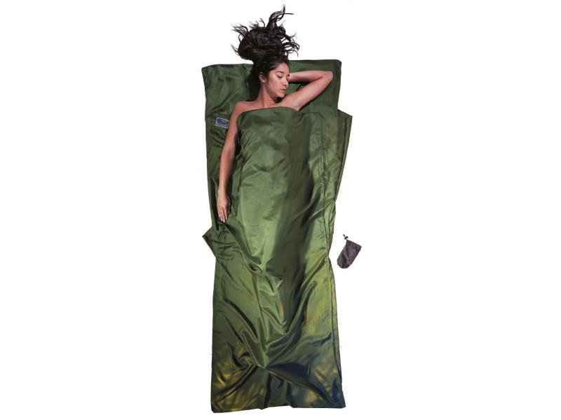 cocoon Schlafsackeinlage TravelSheet, Seide, Grün Innenschlafsack