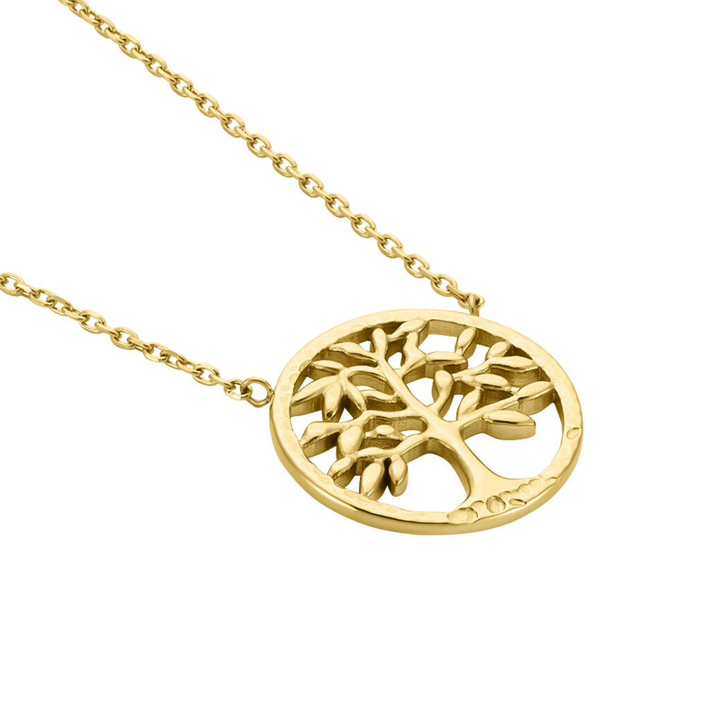 Collier Hooda Acier Doré