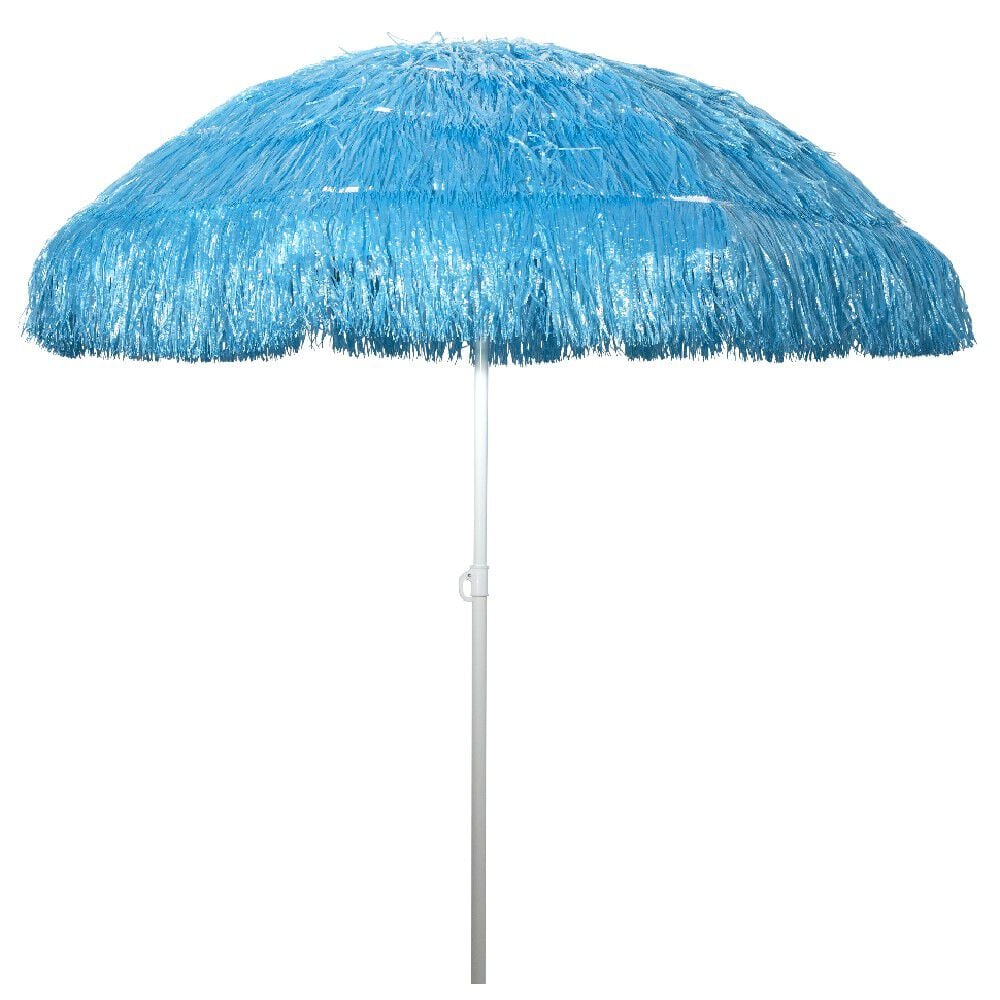 Parasol de plage Hawaï Ø 160cm bleu
