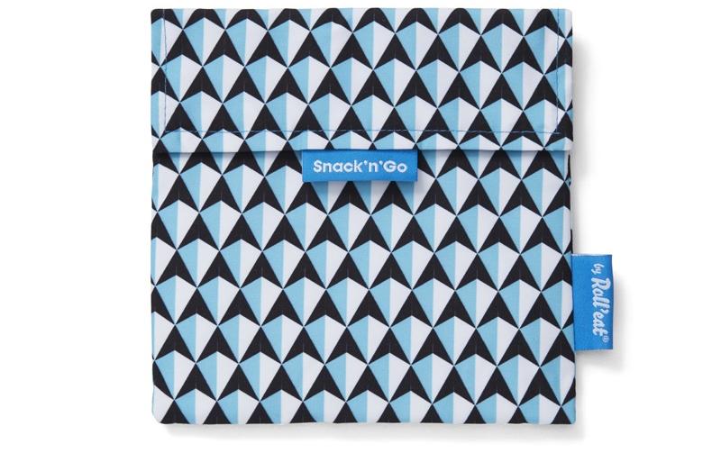 Lunchbeutel SnacknGo-Tiles 18 cm x 18 cm, BlauBlauer Lunchsack