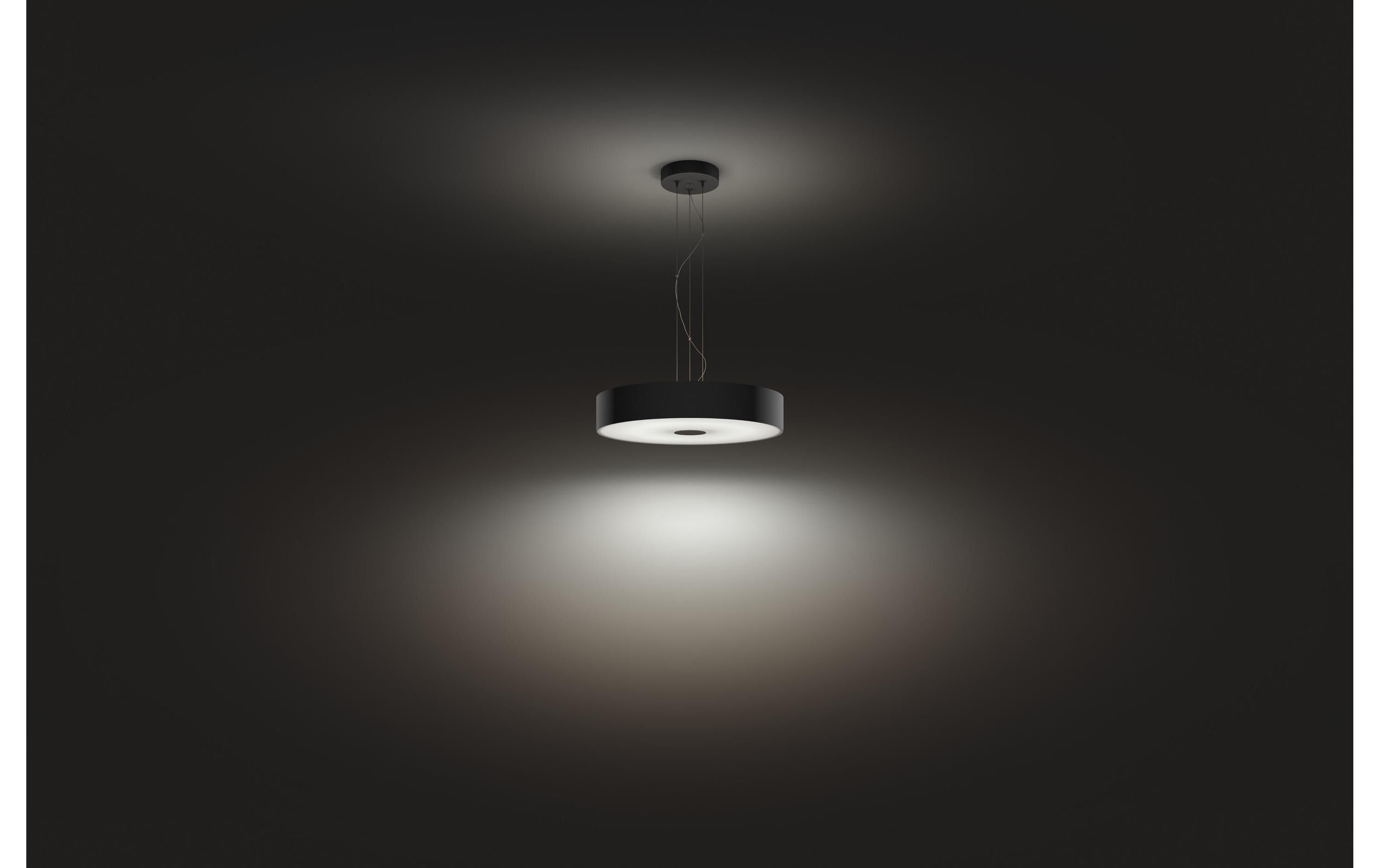 White Amb. Fair Pendelleuchte schwarz 2750 lm + Dimmschalter<br>LED Hängelampe