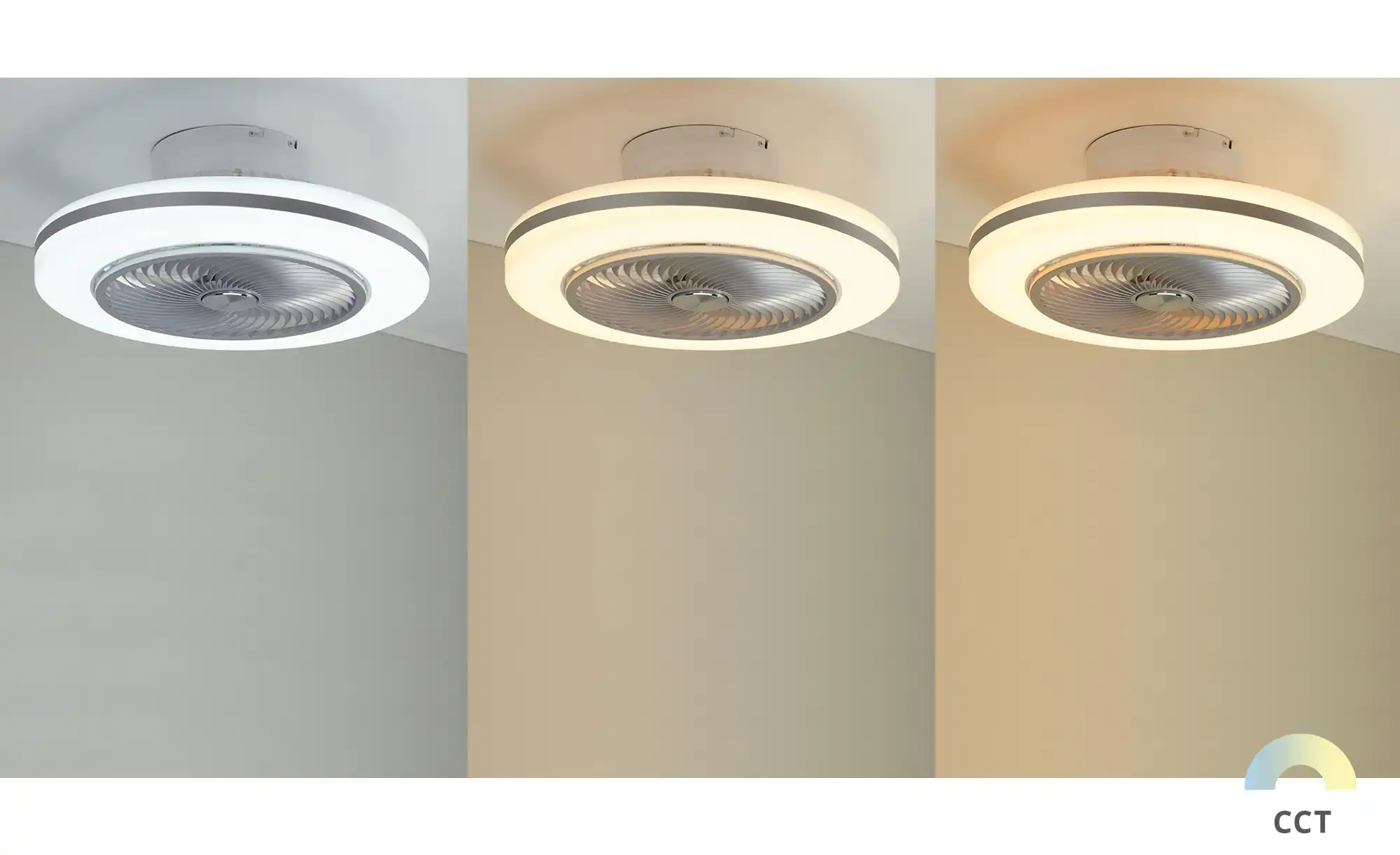 KHG Smart-Home Deckenventilator, weiß