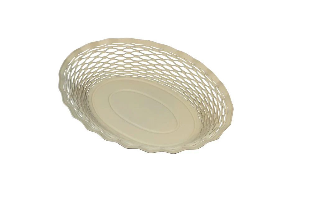 Roger Orfevre  Brødkurv, stor - creme