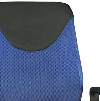 Drehstuhl blau/ schwarz