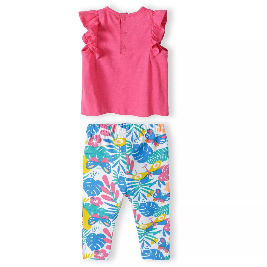 MINOTI T-Shirt und Leggings im Set Rosa