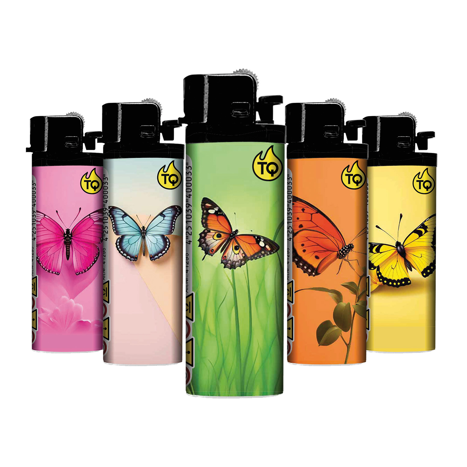 50x TobaliQ Feuerzeug Papillon