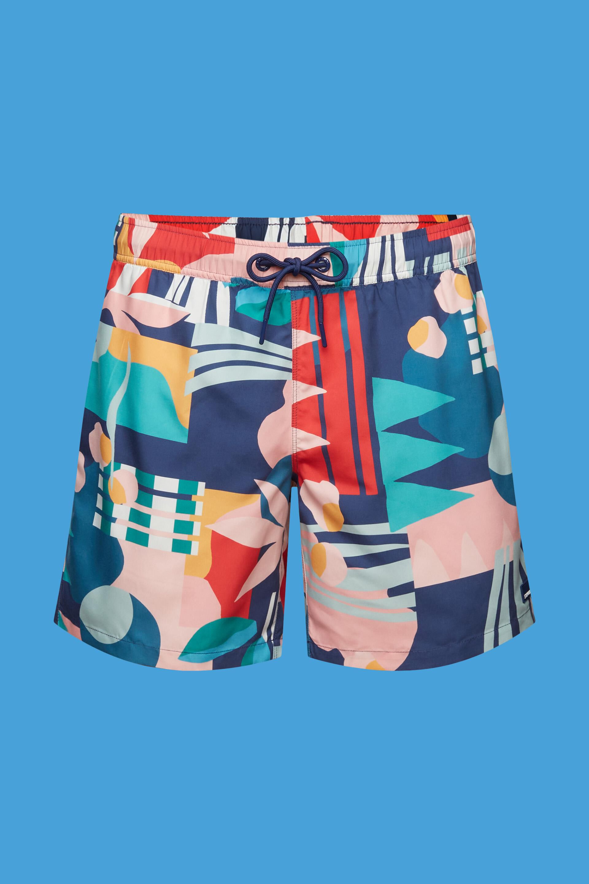 Short de bain à motif all-over