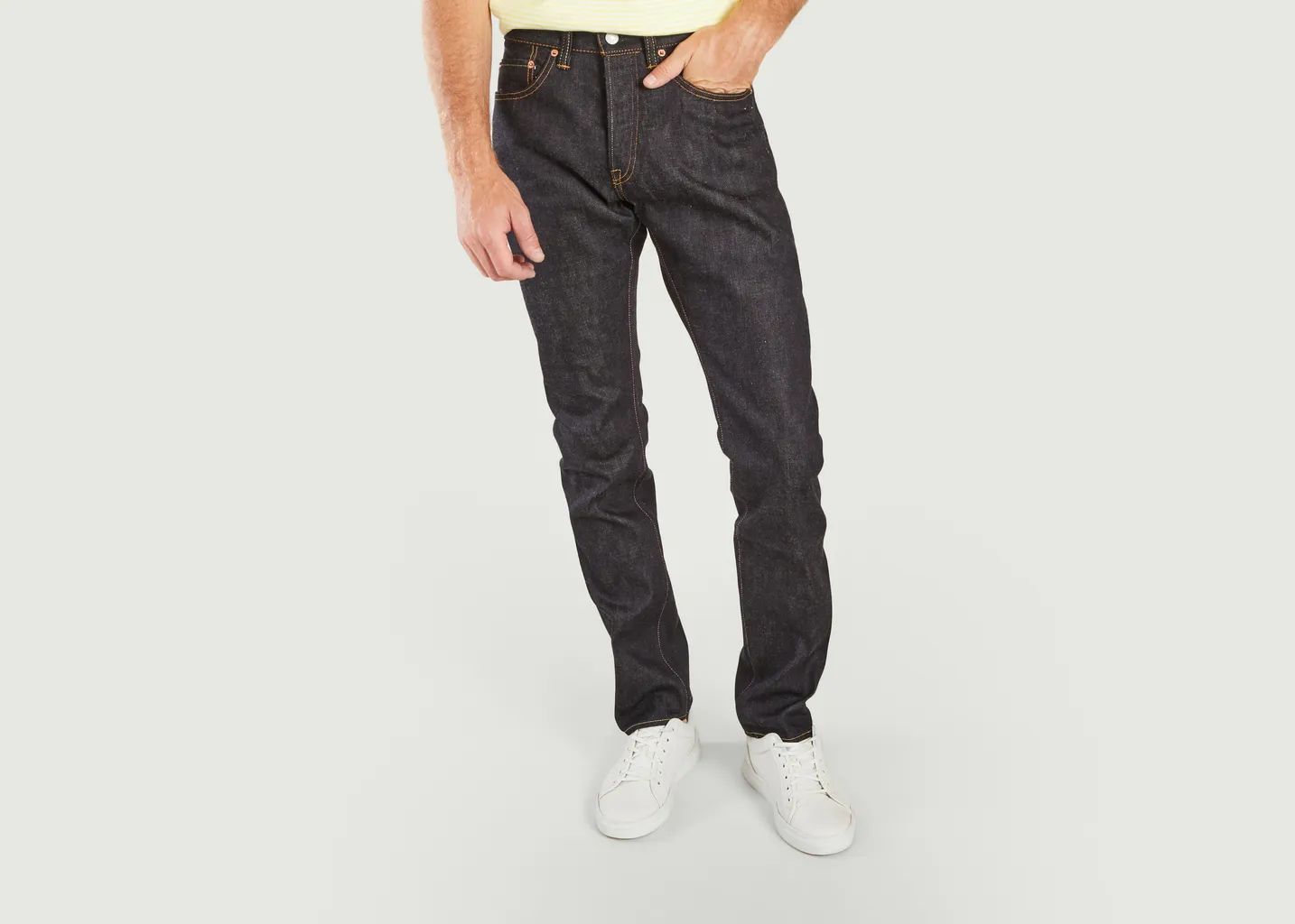 Jean 0605 12oz Natural Tapered Momotaro Jeans