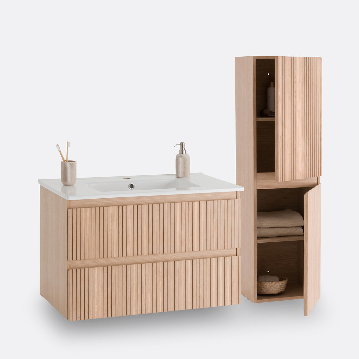 LA REDOUTE INTERIEURS<br>Coluna de banheiro suspensa, Nilia