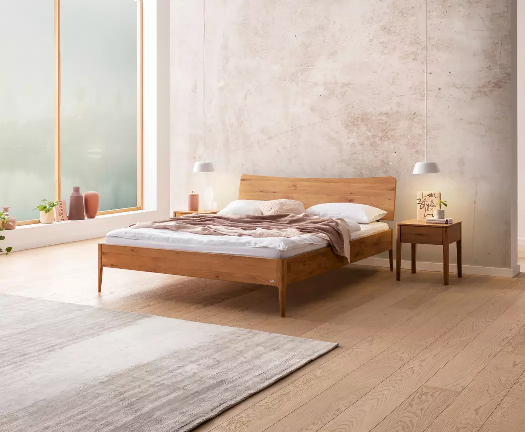Massivholzbett Lounge 140 x 200 cm