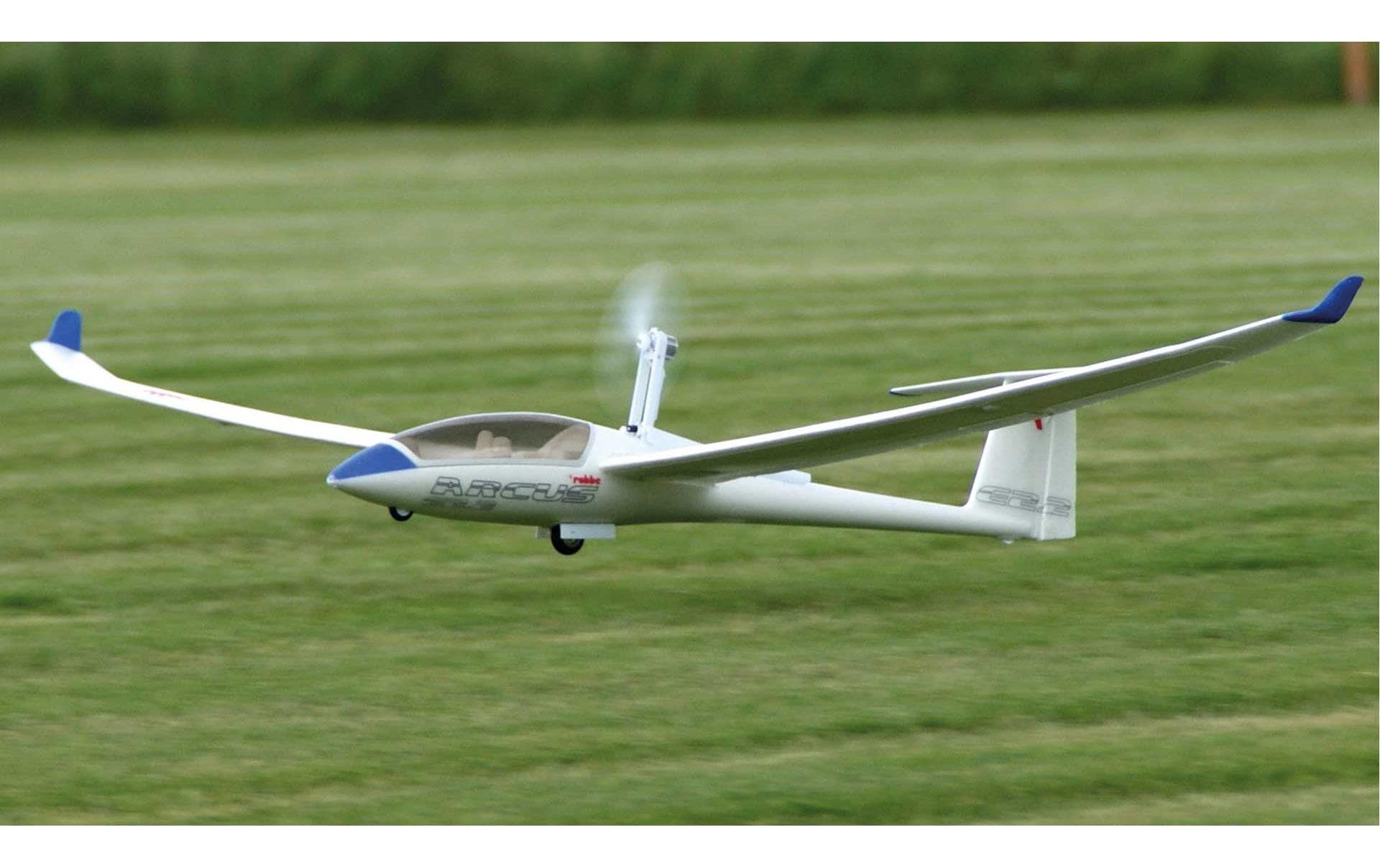 Motorsegler ARCUS E 2.2 m PNP<br>Elektrosegler mit Klapptriebwerk, Einziehfahrwerk und Landeklappen