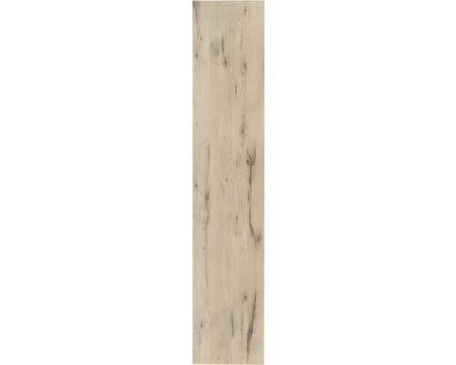 Vintage eiken gelamineerd houten paneel met doorlopende lamellen 1200x400x20 mm