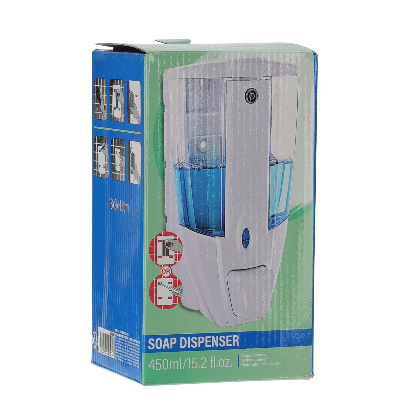 Seifenspender weiss 450 ml