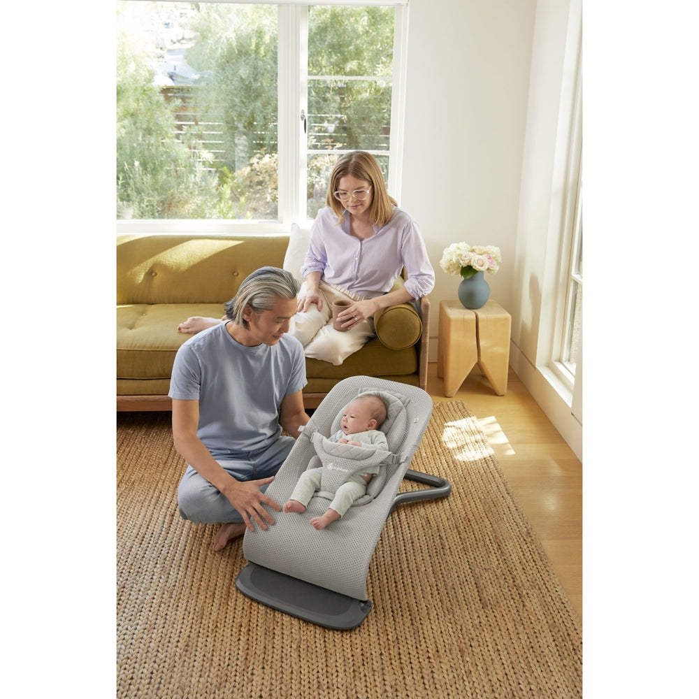 Køb Ergobaby Light Grey Evolve Bouncer Mesh
