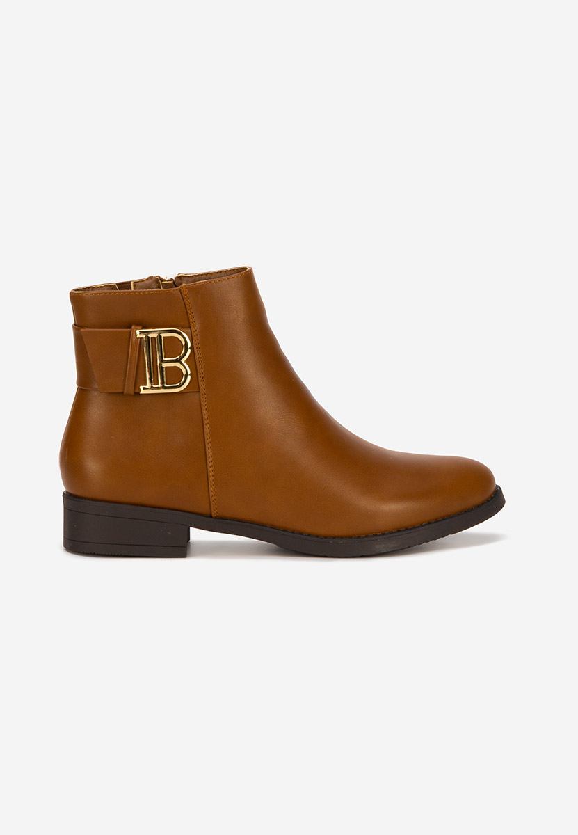Bottines femme chameau Biensa