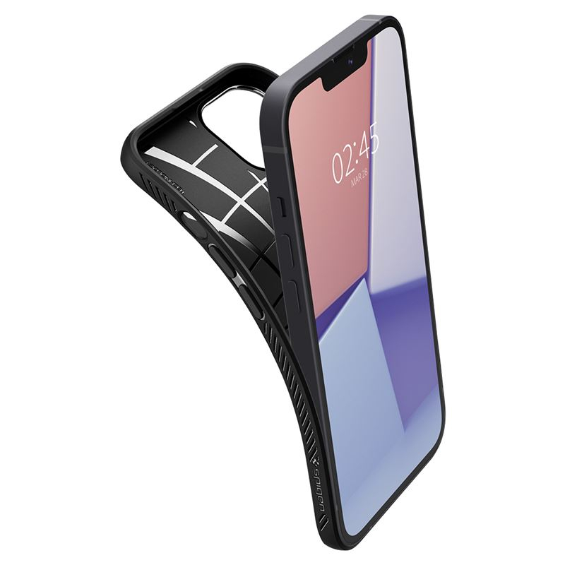 iPhone 13 Liquid Air Case Gummi Hülle (ACS03519) - Schwarz (Matt)
