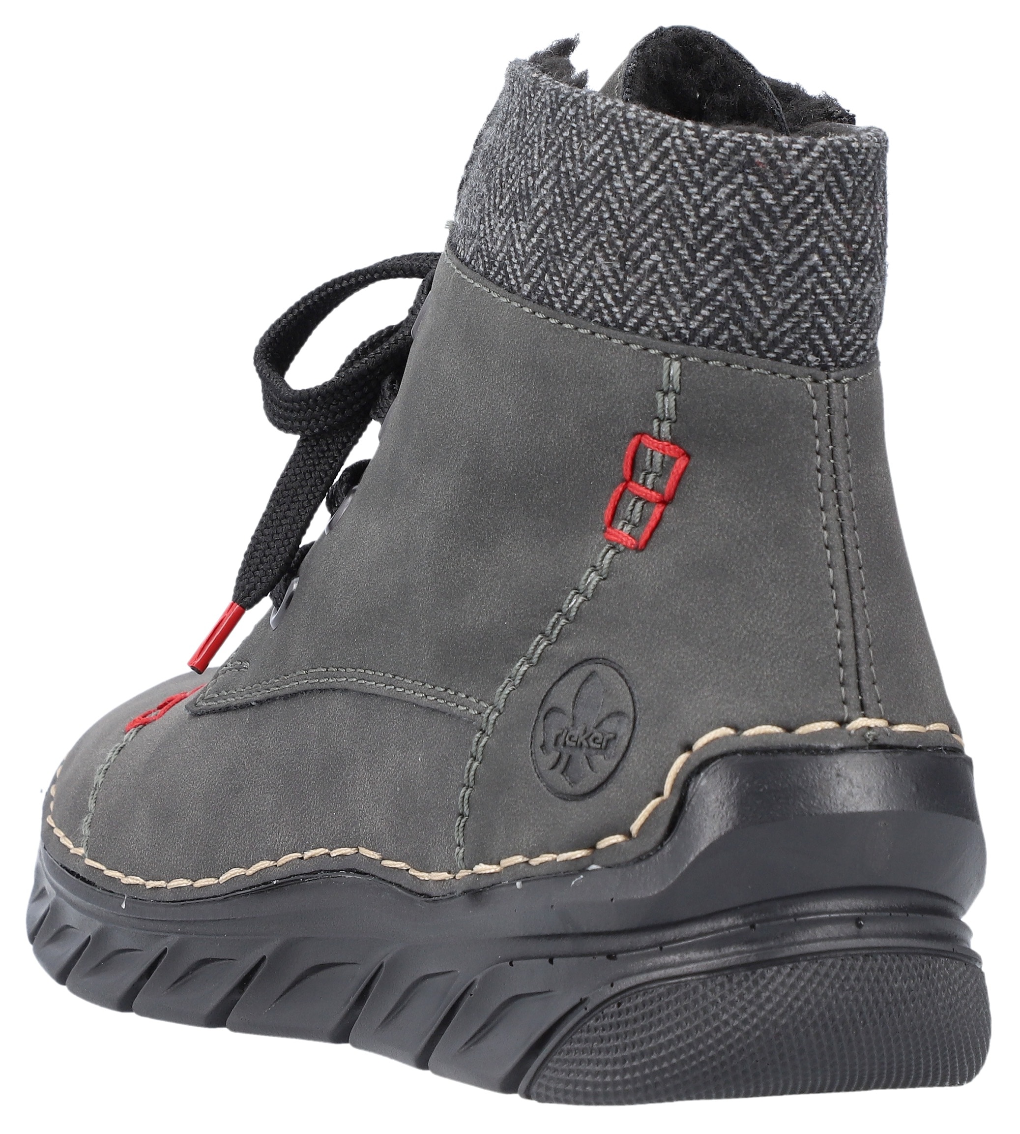 Rieker Winterboots  Schnürboots, Stiefelette, Casual-Boots mit softem Schaftrand