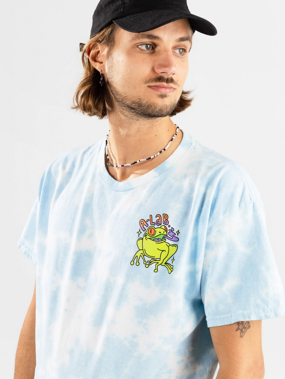 A.LAB Trip Out T-Shirt blue tie dye