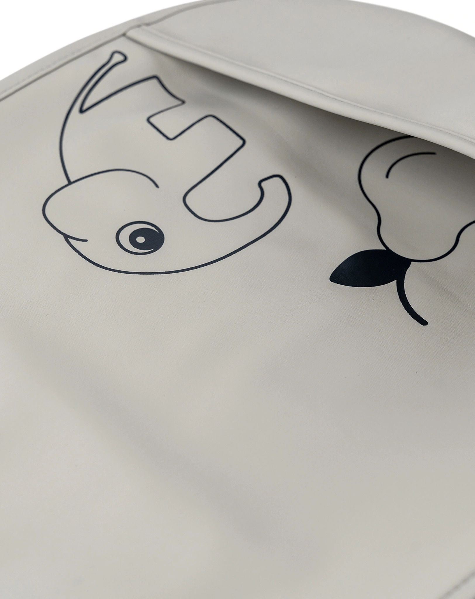 Klett-Lätzchen DEER FRIENDS 2er Pack in grau