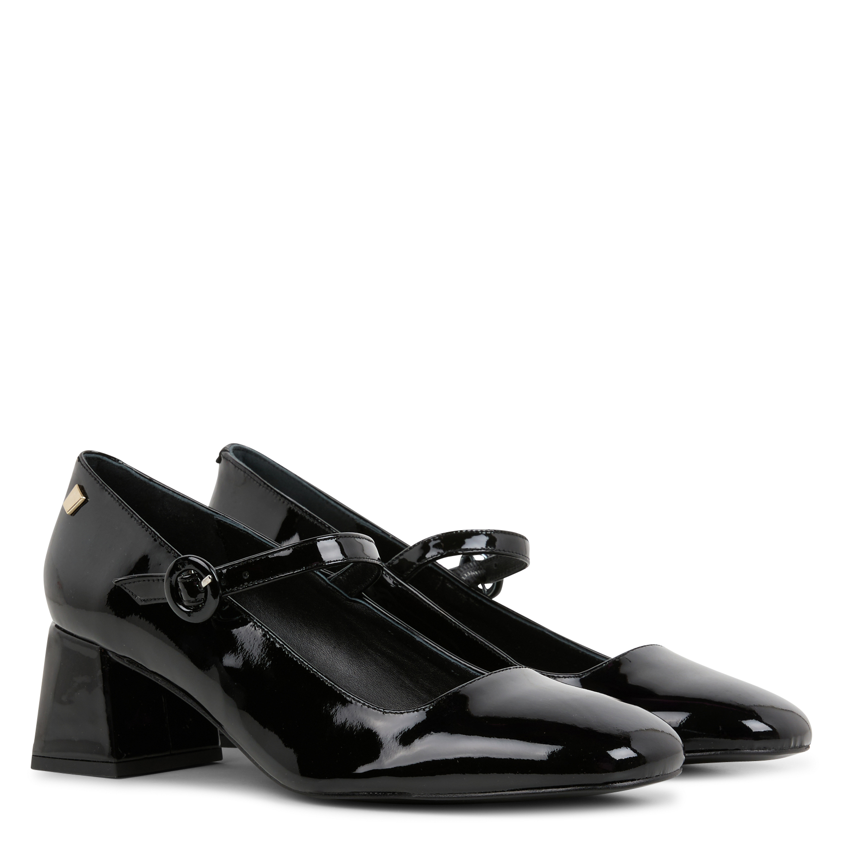 VALLON - Escarpins en cuir vernis | Noir