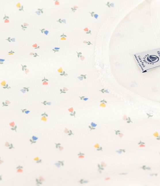 Chemise de nuit fleurs en coton petite fille