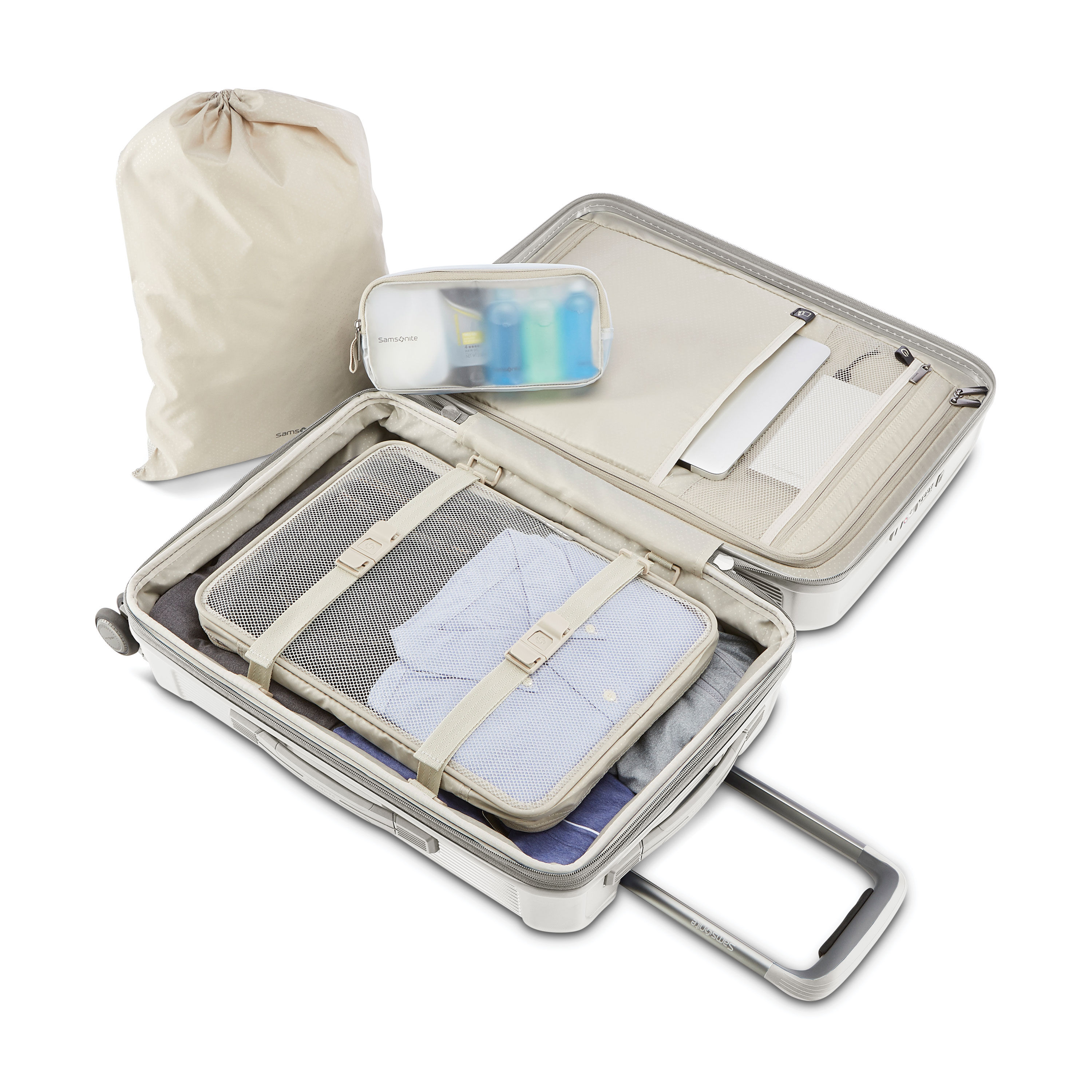 Mala de bordo rígida com rodinhas Samsonite Silhouette 17