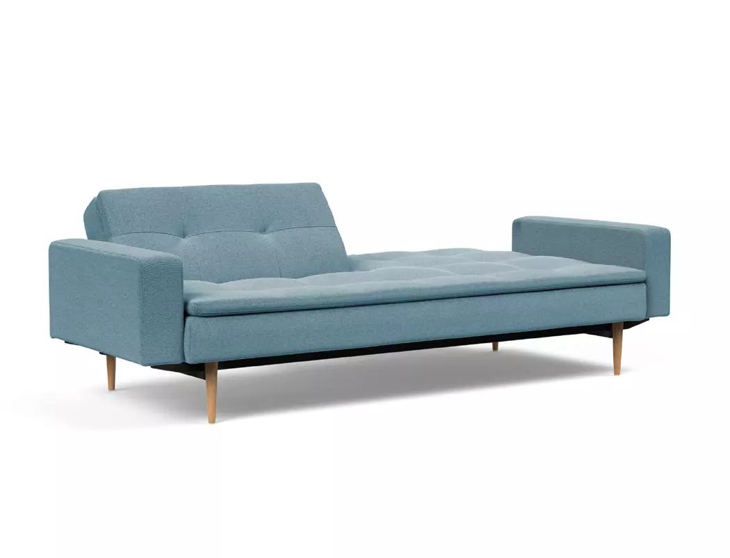 Schlafsofa mit Armlehnen Dublexo Styletto hell