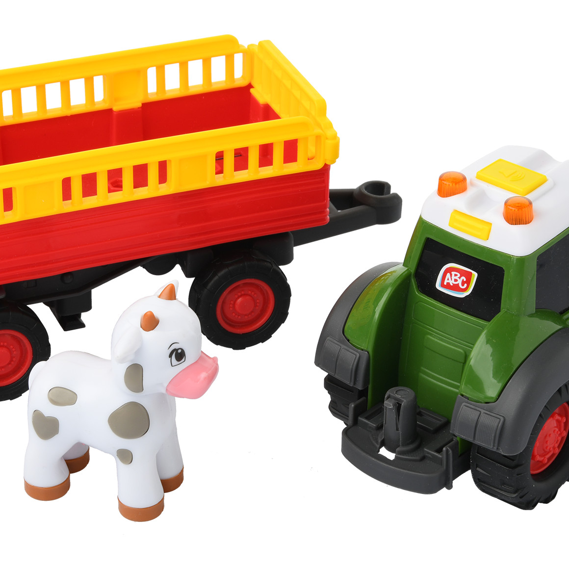 Dickie Dickie Toys ABC Fendt Animal Trailer grün / rot / gelb