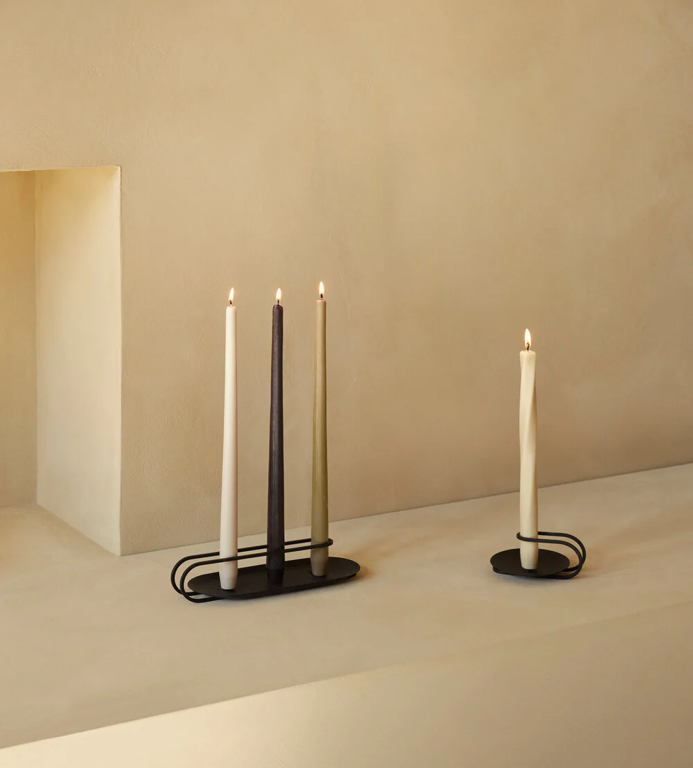 Audo Copenhagen  Spire Smooth Tapered lys 6-pak, Neutral