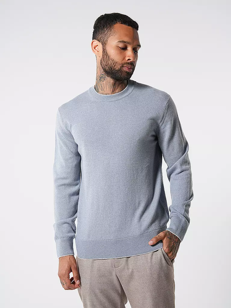 ELEVENTY Kaschmirpullover hellgrau
