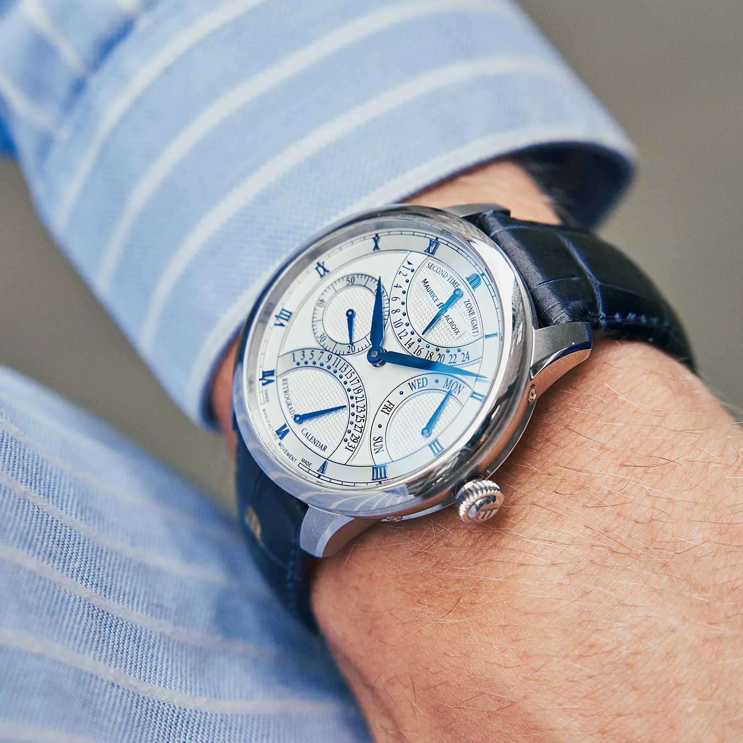 Maurice Lacroix Masterpiece Triple Rétrograde 43mm MP6538-SS001-110-1