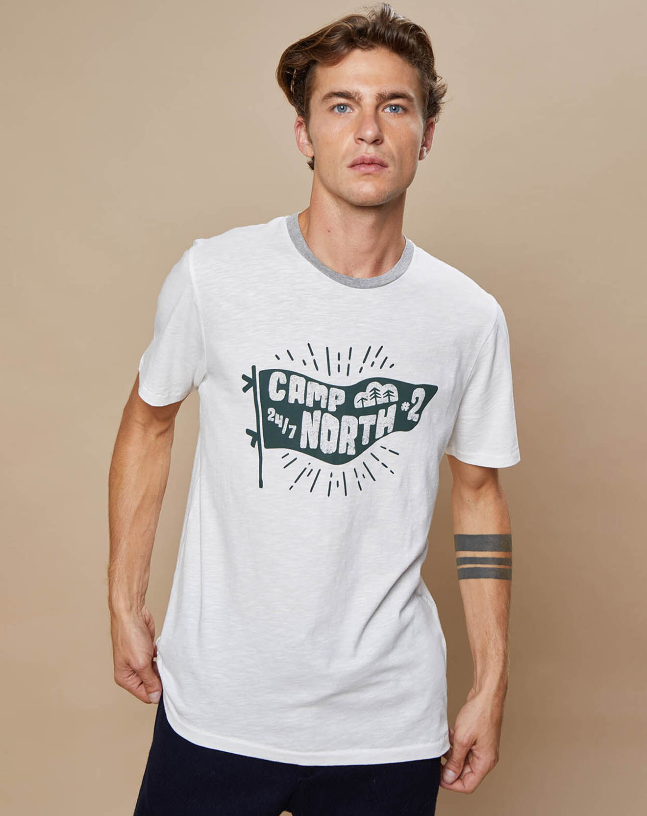 Hartford T-Shirt Camp North blanc