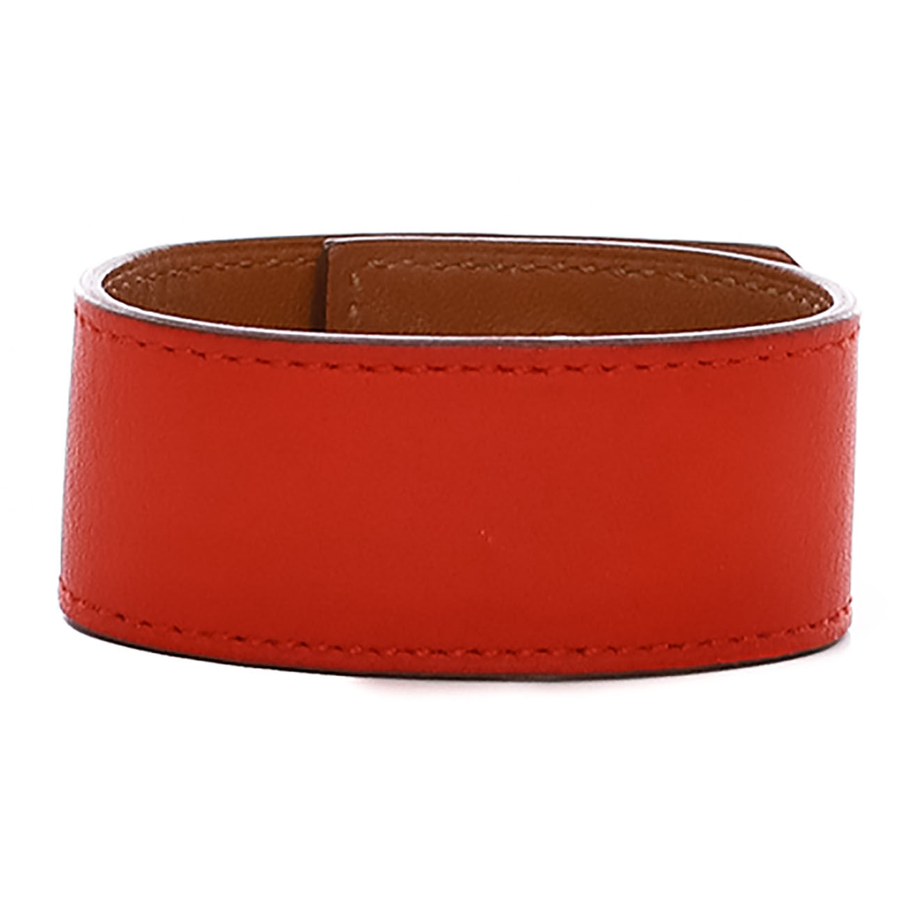 Hermès Bracelet HipHop en Cuir corail - Très bon état