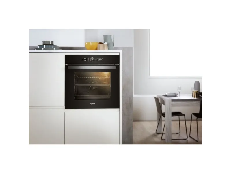 Whirlpool AKZ 6230 NB - Ovn - til indbygning - niche - bredde: 56 cm - dybde: 55 cm - højde: 60 cm - med selv-rengøring - Klasse A  - sort