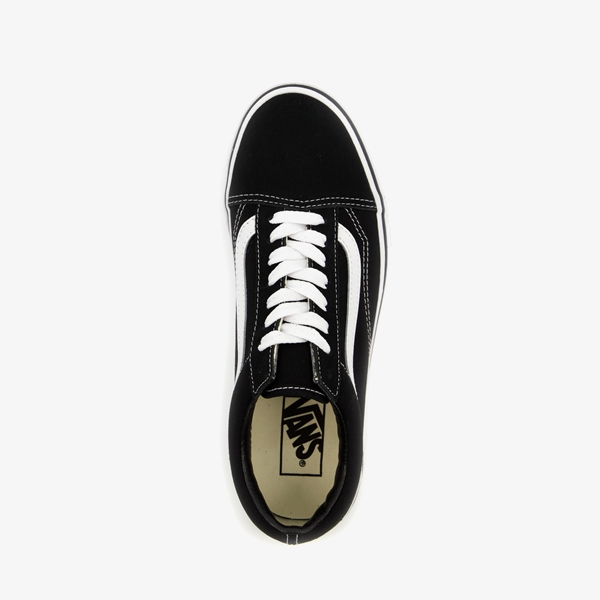 Vans Old Skool Platform dames sneakers zwart/wit