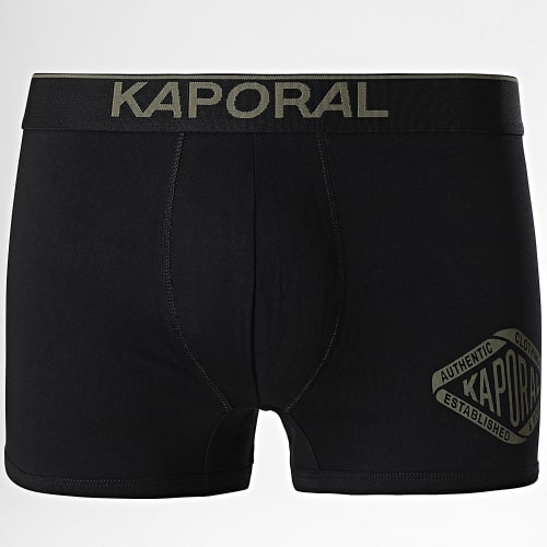 Lot De 3 Boxers Viny Noir Vert Kaki Camouflage
