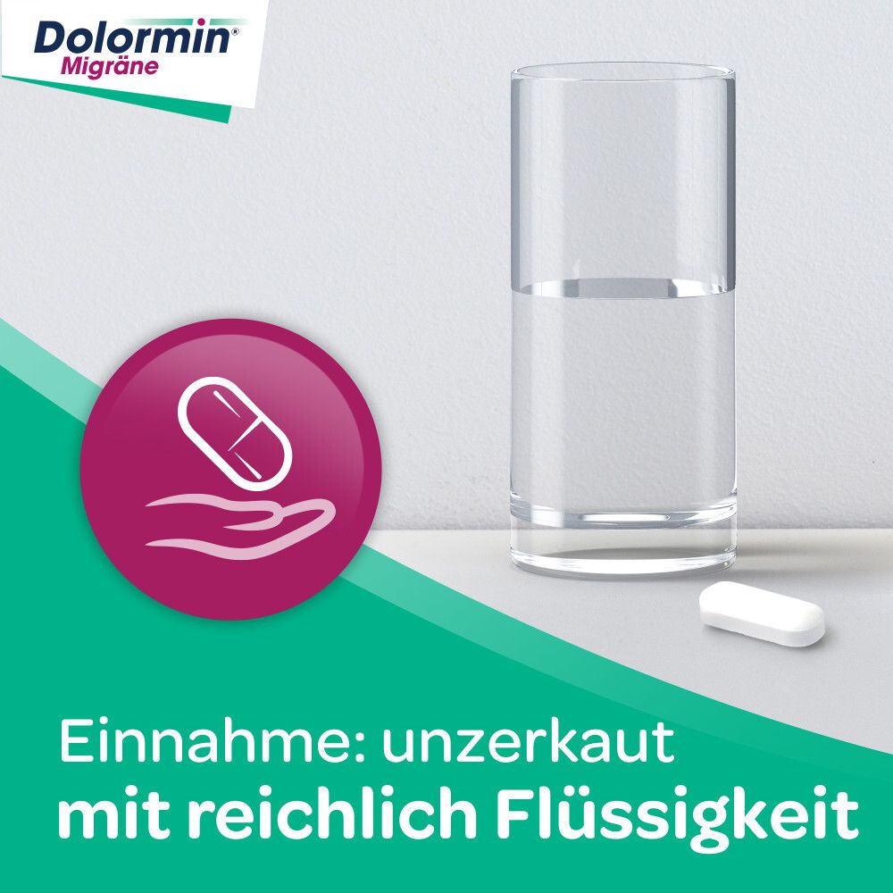 Dolormin Migräne 400 mg Ibuprofen bei Migränekopfschmerzen