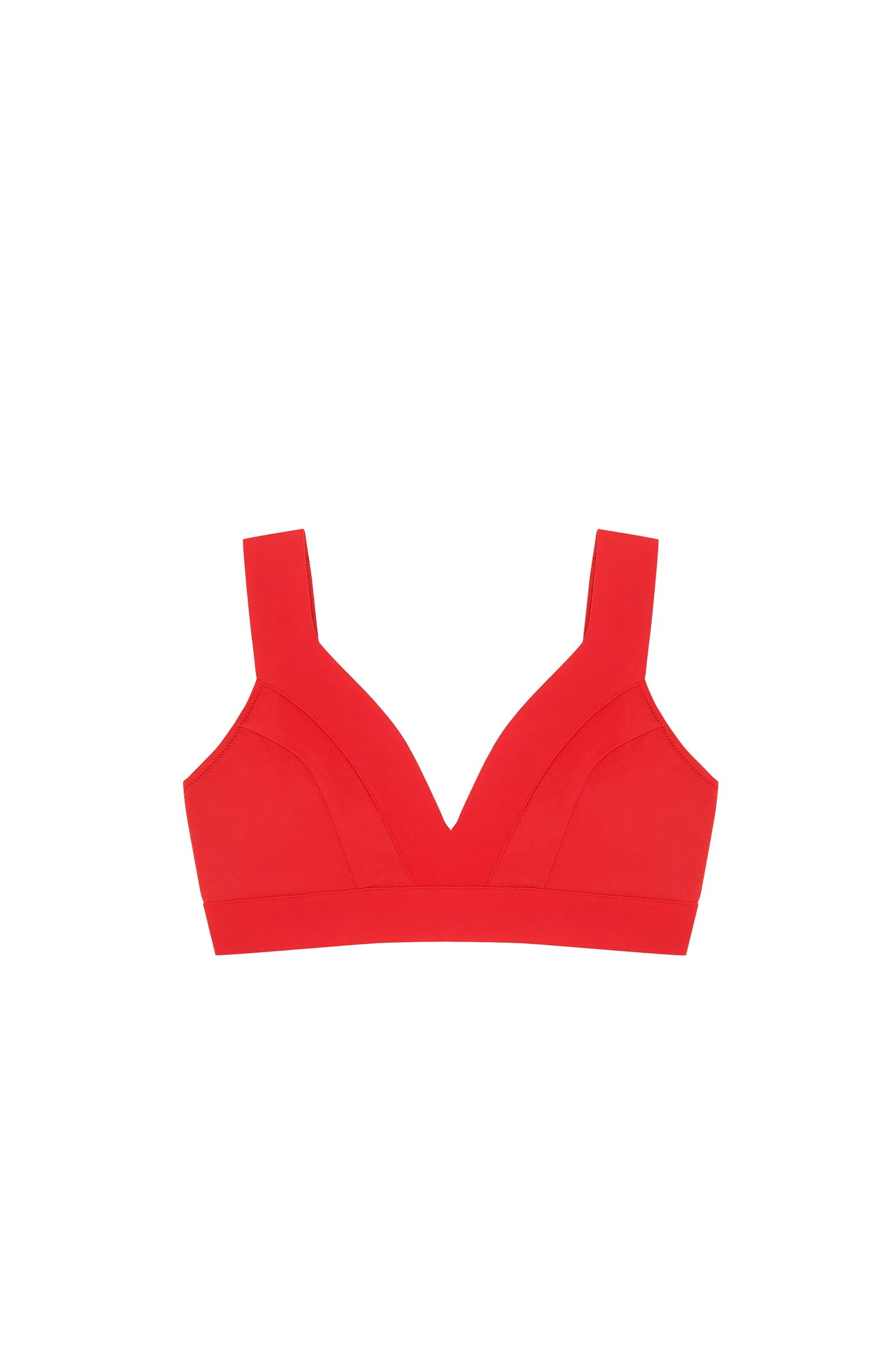 naomy Haut de maillot brassière rouge Rouge