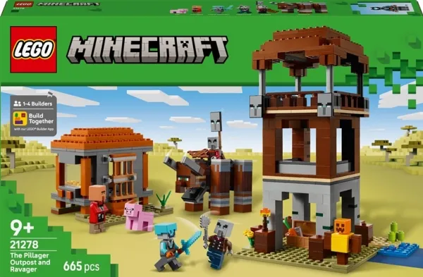 LEGO Minecraft 21278 Røverforposten og ravager
