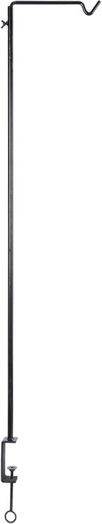 Esschert Design tafelhaak Esschert's Garden zwart 3,6 x 3,6 x 112,2 cm